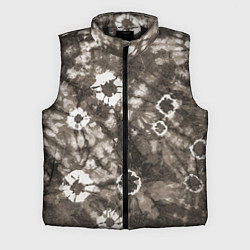 Мужской жилет Коричневый тай-дай, цвет: 3D-черный