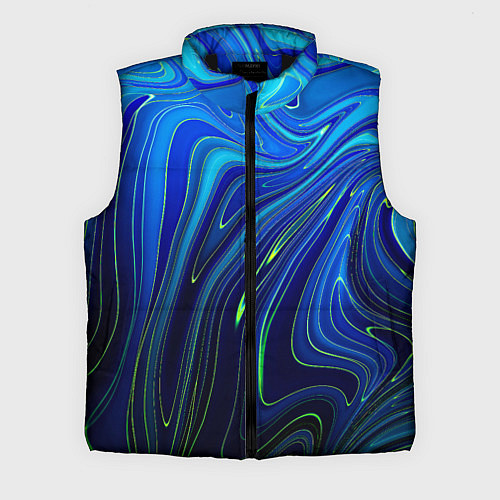 Мужской жилет Blurred colors / 3D-Черный – фото 1