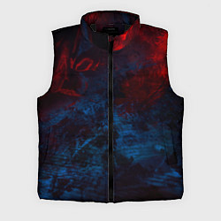 Мужской жилет Космическая абстракция битва, цвет: 3D-черный