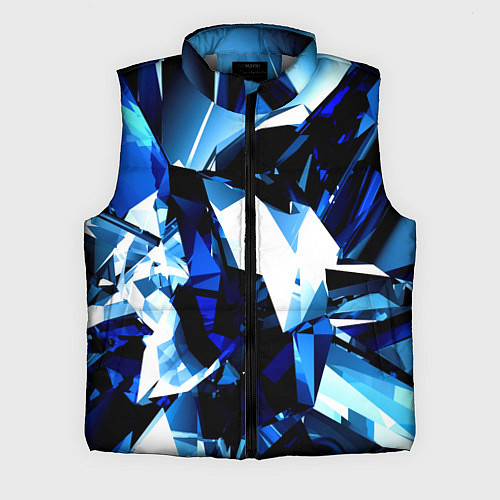 Мужской жилет Crystal blue form / 3D-Светло-серый – фото 1