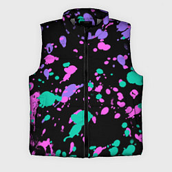 Мужской жилет Неоновые цвета брызги краски