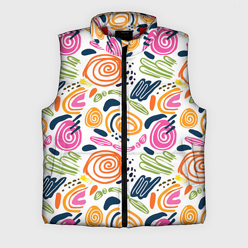 Мужской жилет Геометрический паттерн / 3D-Красный – фото 1