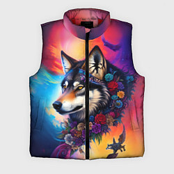 Мужской жилет Волк бохо - нейросеть