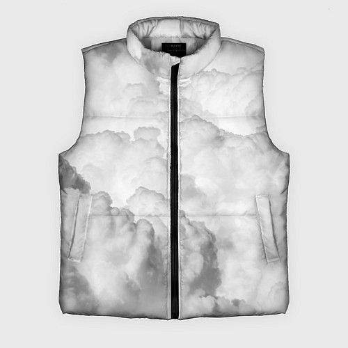 Мужской жилет Пористые облака / 3D-Светло-серый – фото 1
