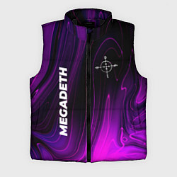 Мужской жилет Megadeth violet plasma, цвет: 3D-черный