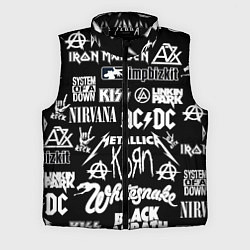 Мужской жилет Сборник тяжёлого рока, цвет: 3D-черный