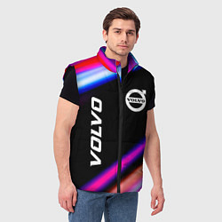 Мужской жилет Volvo speed lights, цвет: 3D-черный — фото 2
