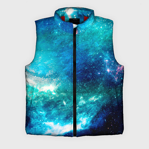 Мужской жилет Звёздная Вселенная / 3D-Красный – фото 1