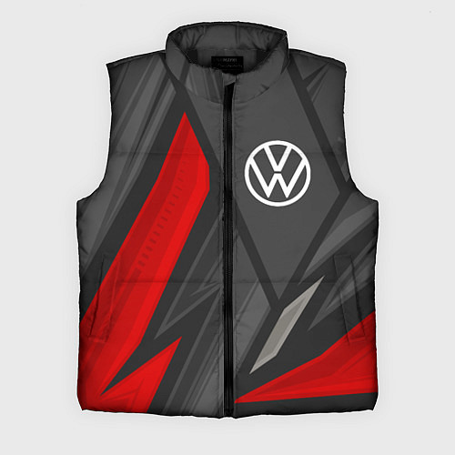 Мужской жилет Volkswagen sports racing / 3D-Черный – фото 1