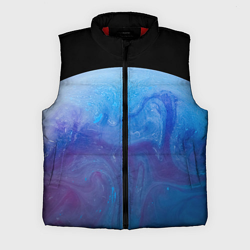 Мужской жилет Часть красочной планеты и космос / 3D-Красный – фото 1