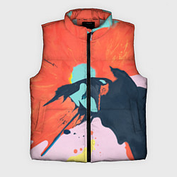 Мужской жилет Множество красок живопись, цвет: 3D-светло-серый