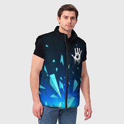Мужской жилет Death Stranding взрыв частиц, цвет: 3D-черный — фото 2