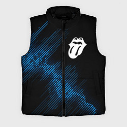 Мужской жилет Rolling Stones звуковая волна, цвет: 3D-черный