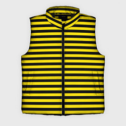 Мужской жилет Черно-желтые осиные полосы