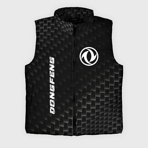 Мужской жилет Dongfeng карбоновый фон / 3D-Черный – фото 1