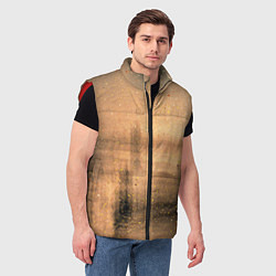 Мужской жилет Песочные тени, цвет: 3D-красный — фото 2
