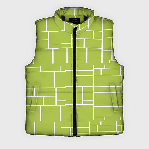Мужской жилет Цвет зеленый салатовый тренд / 3D-Черный – фото 1
