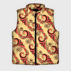 Мужской жилет Винтажный растительный орнамент