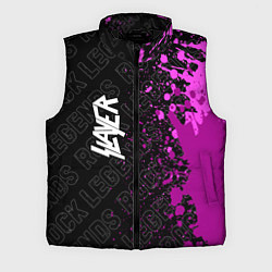 Мужской жилет Slayer rock legends: по-вертикали