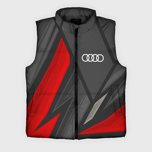 Мужской жилет Audi sports racing / 3D-Черный – фото 1
