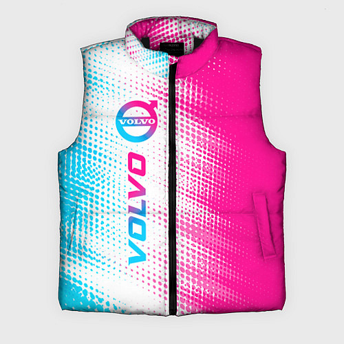 Мужской жилет Volvo neon gradient style: по-вертикали / 3D-Черный – фото 1