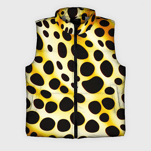 Мужской жилет Текстура леопарда / 3D-Светло-серый – фото 1