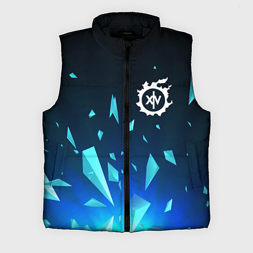 Мужской жилет Final Fantasy взрыв частиц / 3D-Черный – фото 1