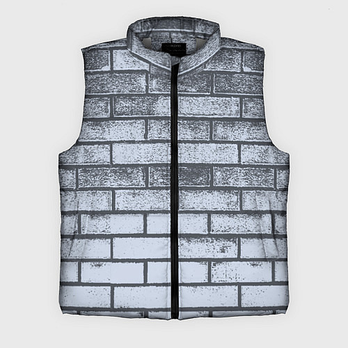 Мужской жилет Grey wall / 3D-Светло-серый – фото 1