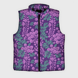 Мужской жилет Сиреневый рай, цвет: 3D-черный
