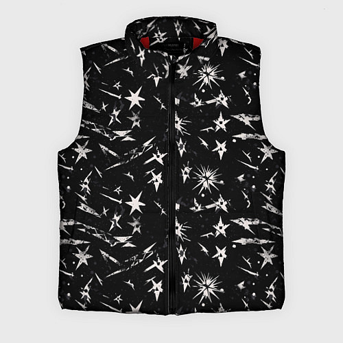 Мужской жилет Звездный принт / 3D-Красный – фото 1