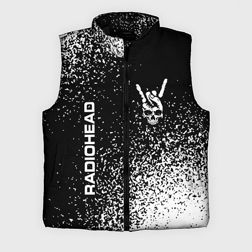 Мужской жилет Radiohead и рок символ на темном фоне / 3D-Черный – фото 1