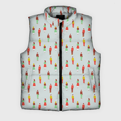 Мужской жилет People / 3D-Светло-серый – фото 1