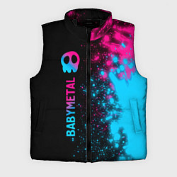 Мужской жилет Babymetal - neon gradient: по-вертикали, цвет: 3D-черный