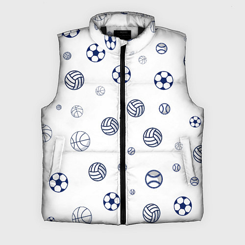 Мужской жилет Balls / 3D-Черный – фото 1