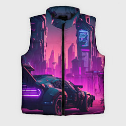 Мужской жилет Неоновый киберпанк