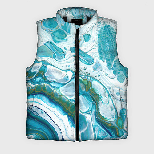 Мужской жилет 50 Оттенков Океана / 3D-Черный – фото 1