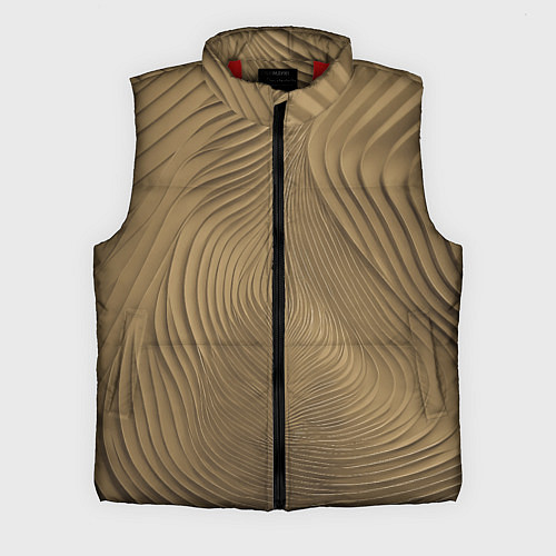 Мужской жилет Фантазия в хаки / 3D-Красный – фото 1