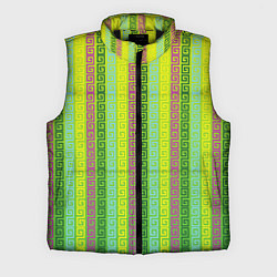 Мужской жилет Abstraction green, цвет: 3D-черный