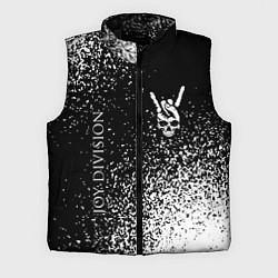 Мужской жилет Joy Division и рок символ на темном фоне