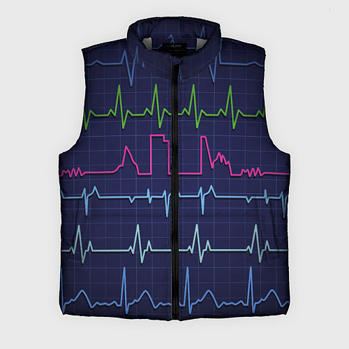 Мужской жилет Color pulse / 3D-Светло-серый – фото 1