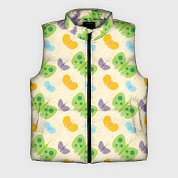 Мужской жилет Весенние бабочки