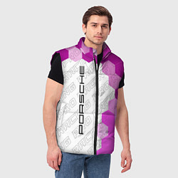 Мужской жилет Porsche pro racing: по-вертикали, цвет: 3D-черный — фото 2