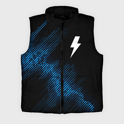 Мужской жилет AC DC звуковая волна / 3D-Черный – фото 1