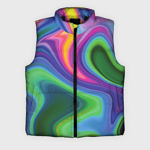 Мужской жилет Color abstraction / 3D-Черный – фото 1