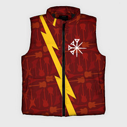 Мужской жилет Nightwish гитары и молния, цвет: 3D-черный