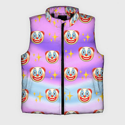Мужской жилет Узор с Клоунами, цвет: 3D-черный