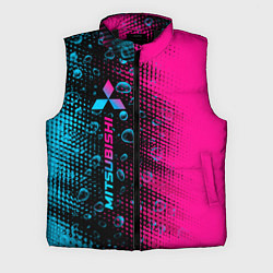 Мужской жилет Mitsubishi - neon gradient: по-вертикали