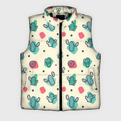 Мужской жилет Cactus life, цвет: 3D-черный