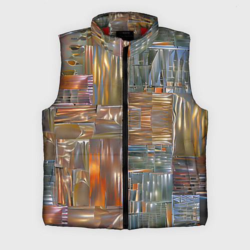 Мужской жилет Космическая сталь / 3D-Красный – фото 1