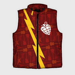 Мужской жилет Green Day гитары и молния, цвет: 3D-черный